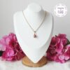 TENSHA || Collier Fait main en Acier Inoxydable, Perles Tensha & Cristal