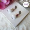 TELIA || Boucles d’oreilles Crochetées Boules de 17 mm en Perles “Miyuki” et Acier Inoxydable