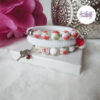 TELIA || Bracelet Mémoire Sans Fermoir Crocheté Fait Main en Perles "Miyuki" & Perles Céramique