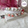 TELIA || Bracelet Mémoire Sans Fermoir Crocheté Fait Main en Perles "Miyuki" & Perles Céramique
