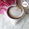 SILANDRIA || Bracelet Crocheté Fait Main en Acier Inoxydable et Perles “Miyuki”