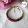 SILANDRIA || Bracelet Crocheté Fait Main en Acier Inoxydable et Perles “Miyuki”