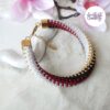 SILANDRIA || Bracelet Crocheté Fait Main en Acier Inoxydable et Perles “Miyuki”