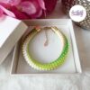 SILANDRIA || Bracelet Crocheté Fait Main en Acier Inoxydable et Perles “Miyuki”