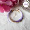 SILANDRIA || Bracelet Crocheté Fait Main en Acier Inoxydable et Perles “Miyuki”