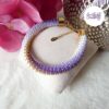 SILANDRIA || Bracelet Crocheté Fait Main en Acier Inoxydable et Perles “Miyuki”