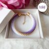 SILANDRIA || Bracelet Crocheté Fait Main en Acier Inoxydable et Perles “Miyuki”