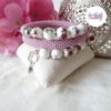 TELIA || Bracelet Mémoire Sans Fermoir Crocheté Fait Main en Perles "Miyuki" & Perles Céramique