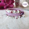 TELIA || Bracelet Mémoire Sans Fermoir Crocheté Fait Main en Perles "Miyuki" & Perles Céramique