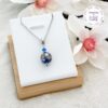 TENSHA || Collier Fait main en Acier Inoxydable, Perles Tensha & Cristal