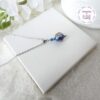TENSHA || Collier Fait main en Acier Inoxydable, Perles Tensha & Cristal