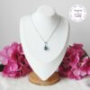 TENSHA || Collier Fait main en Acier Inoxydable, Perles Tensha & Cristal