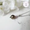 TENSHA || Collier Fait main en Acier Inoxydable, Perles Tensha & Cristal