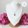 TENSHA || Collier Fait main en Acier Inoxydable, Perles Tensha & Cristal