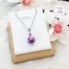 TENSHA || Collier Fait main en Acier Inoxydable, Perles Tensha & Cristal