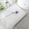 TENSHA || Collier Fait main en Acier Inoxydable, Perles Tensha & Cristal
