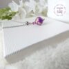 TENSHA || Collier Fait main en Acier Inoxydable, Perles Tensha & Cristal