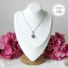 TENSHA || Collier Fait main en Acier Inoxydable, Perles Tensha & Cristal