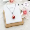 TENSHA || Collier Fait main en Acier Inoxydable, Perles Tensha & Cristal
