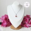 TENSHA || Collier Fait main en Acier Inoxydable, Perles Tensha & Cristal
