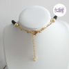 ESTRELLA || Collier Crocheté en Spirales avec Perles "Miyuki" - Noir & Doré