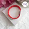 TWO FACES || Bracelet Fin Crocheté Acier Inoxydable en Spirales avec Perles "Miyuki" avec Fermoir Aimanté