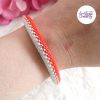 TWO FACES || Bracelet Fin Crocheté Acier Inoxydable en Spirales avec Perles "Miyuki" avec Fermoir Aimanté