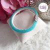TWO FACES || Bracelet Fin Crocheté Acier Inoxydable en Spirales avec Perles "Miyuki" avec Fermoir Aimanté