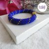 CELESTYA || Bracelet Crocheté Acier Inoxydable en Spirales avec Perles "Miyuki" avec Fermoir Aimanté
