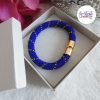 CELESTYA || Bracelet Crocheté Acier Inoxydable en Spirales avec Perles "Miyuki" avec Fermoir Aimanté