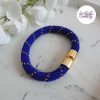 CELESTYA || Bracelet Crocheté Acier Inoxydable en Spirales avec Perles "Miyuki" avec Fermoir Aimanté