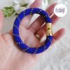 CELESTYA || Bracelet Crocheté Acier Inoxydable en Spirales avec Perles "Miyuki" avec Fermoir Aimanté
