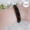 CELESTYA || Bracelet Crocheté Acier Inoxydable en Spirales avec Perles "Miyuki" avec Fermoir Aimanté