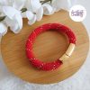 CELESTYA || Bracelet Crocheté Acier Inoxydable en Spirales avec Perles "Miyuki" avec Fermoir Aimanté