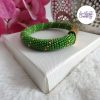 CELESTYA || Bracelet Crocheté Acier Inoxydable en Spirales avec Perles "Miyuki" avec Fermoir Aimanté