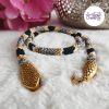 SNAKY || Collier Ras de Cou Crocheté en Spirales avec Perles "Miyuki" - Vitrail