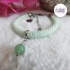 BUTTERFLY || Bracelet Crocheté Fait Main En Acier Inoxydable Et Perles “Miyuki” & Aventurine