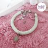 BUTTERFLY || Bracelet Crocheté Fait Main En Acier Inoxydable Et Perles “Miyuki” & Aventurine