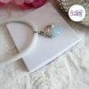 BUTTERFLY || Collier Crocheté Fait Main En Acier Inoxydable Et Perles “Miyuki” & Opalite