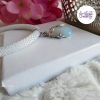BUTTERFLY || Collier Crocheté Fait Main En Acier Inoxydable Et Perles “Miyuki” & Opalite