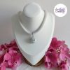 BUTTERFLY || Collier Crocheté Fait Main En Acier Inoxydable Et Perles “Miyuki” & Opalite