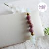 AELORIA || Bracelet Elastique fait-main en Perles Amethyste, Cornaline, Rhodonite et Opalite