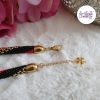LYSEA || Colliier Crocheté Fait Main en Acier Inoxydable et Perles “Miyuki” - Noir & Rouge