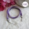 LYSEA || Collier Crocheté Fait Main en Acier Inoxydable et Perles “Miyuki” - Violet