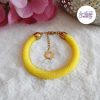 SUNNY || Bracelet Fait Main Crocheté En Perles “Miyuki” - Jaune Mat