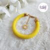 SUNNY || Bracelet Fait Main Crocheté En Perles “Miyuki” - Jaune Mat