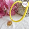 SUNNY || Collier Fait Main Crocheté En Perles “Miyuki” - Jaune Mat