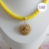 SUNNY || Collier Fait Main Crocheté En Perles “Miyuki” - Jaune Mat