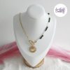 ASTERIA || Collier Fait main en Acier Inoxydable, Turquoise Africaine & Opalite