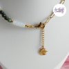 ASTERIA || Collier Fait main en Acier Inoxydable, Turquoise Africaine & Opalite
